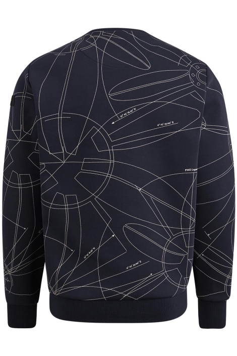 PME legend crewneck aop sweat